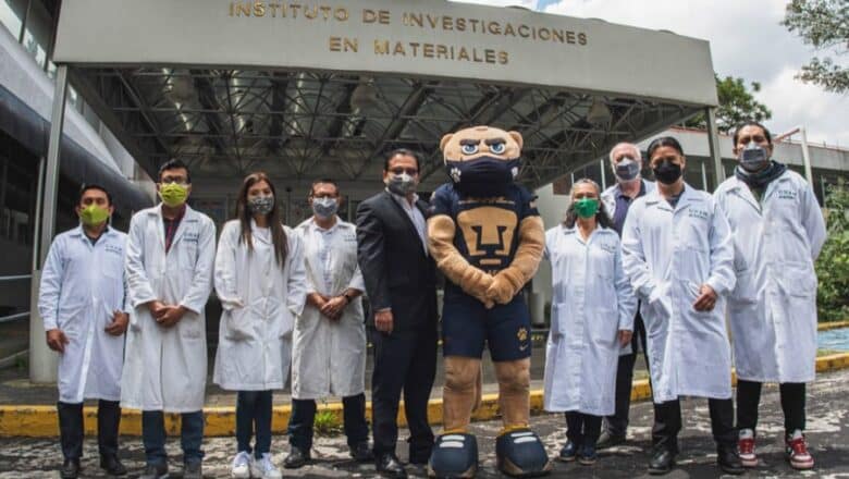 ¡Orgullo mexicano! Cubrebocas antimicrobiano hecho en CU