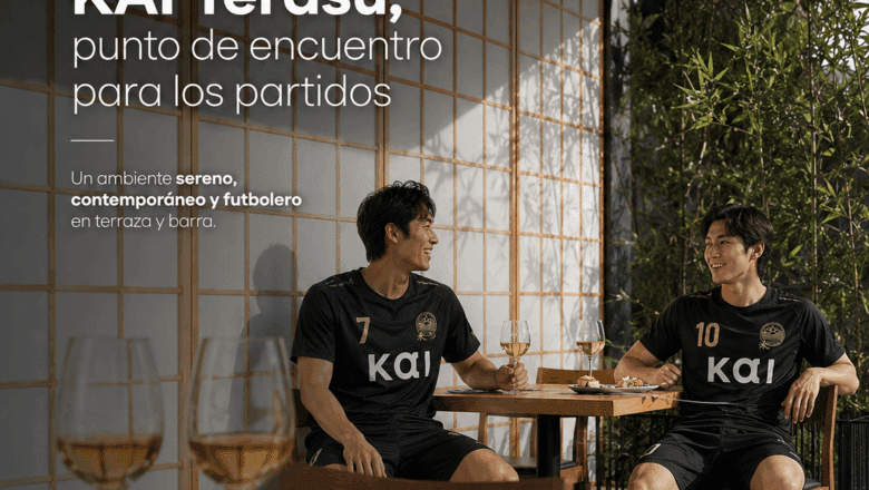 KAI prepara su terraza y barra para vivir el Mundial con espíritu japonés